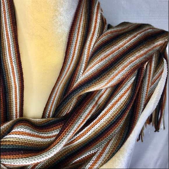 Coldwater Creek Fringed Scarf - Picture 4 of 5